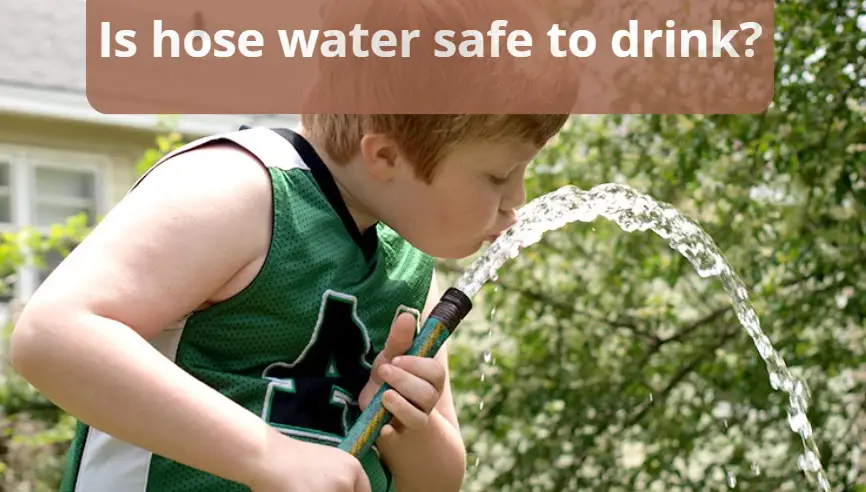 Is hose water safe to drink?