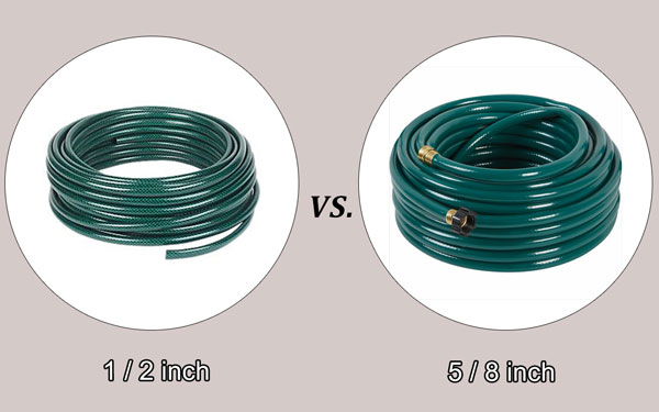 1/2 vs 5/8 garden hose