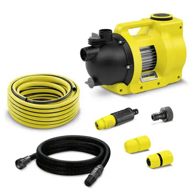 Garden hose pressure booster