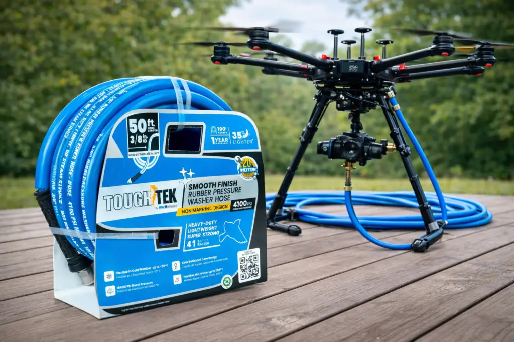 Best Pressure Washer Hose for Drone Cleaning